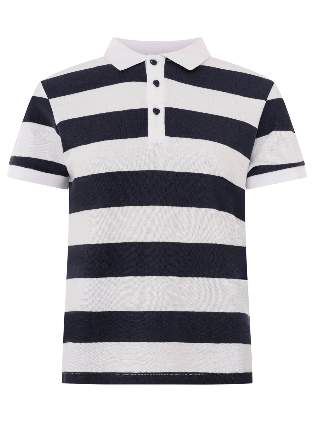 Zwillingsherz - Poloshirt "Stripes" - Marine