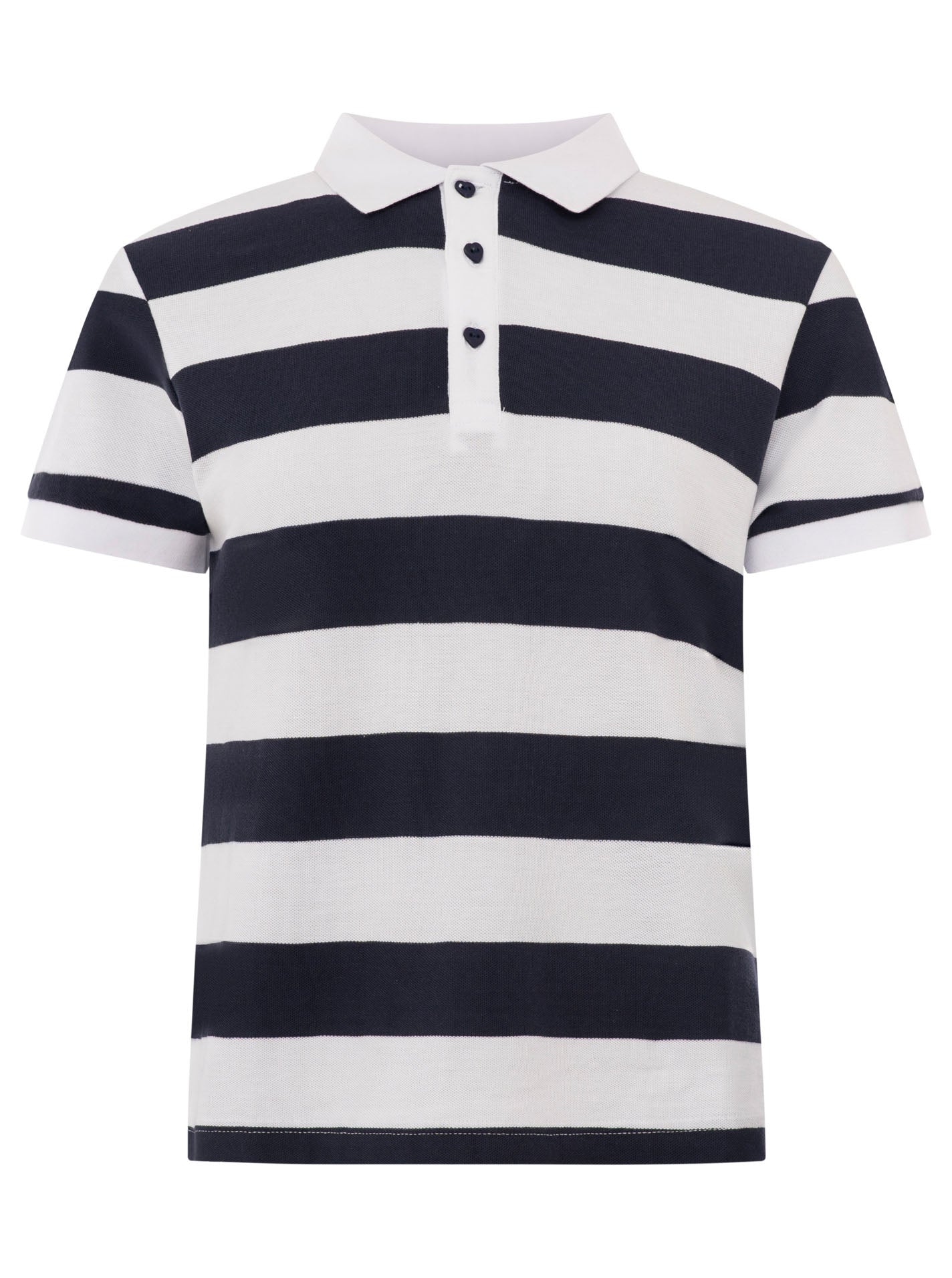 Zwillingsherz - Poloshirt "Stripes" - Marine