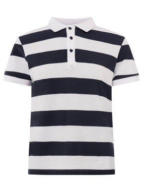 Zwillingsherz - Poloshirt "Stripes" - Marine