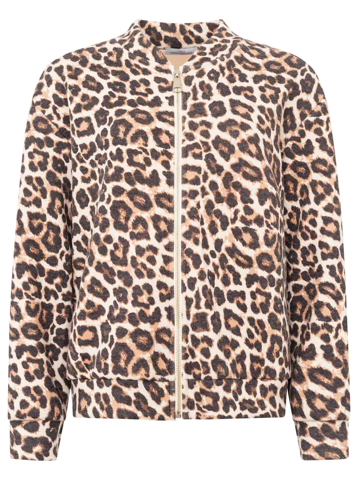 Zwillingsherz - Oversize Blouson "Leo" - Beige/Schwarz