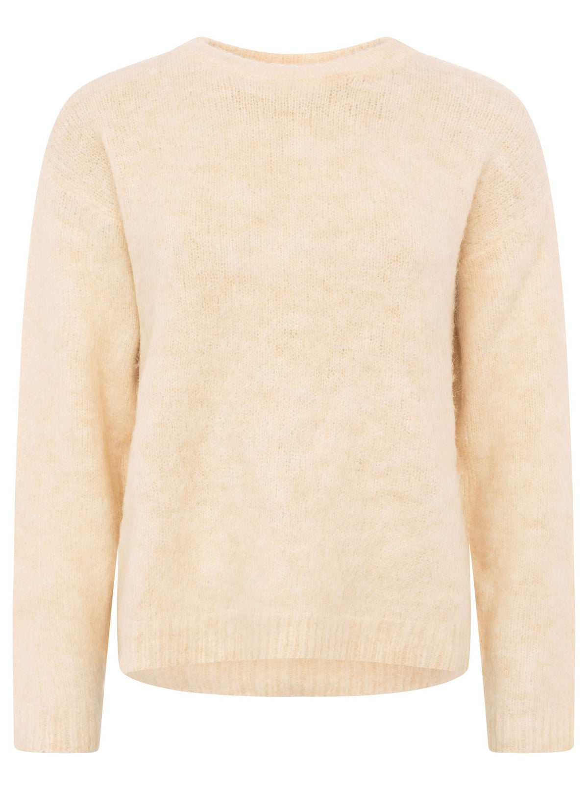 Zwillingsherz - Brushed Alpaka Pullover - Creme