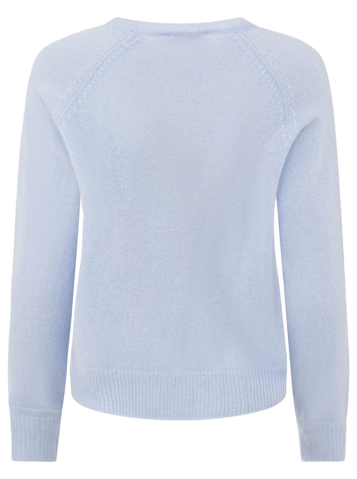 Zwillingsherz -  Zwillingsherz Kaschmir Pullover (100% Cashmere) - Hellblau