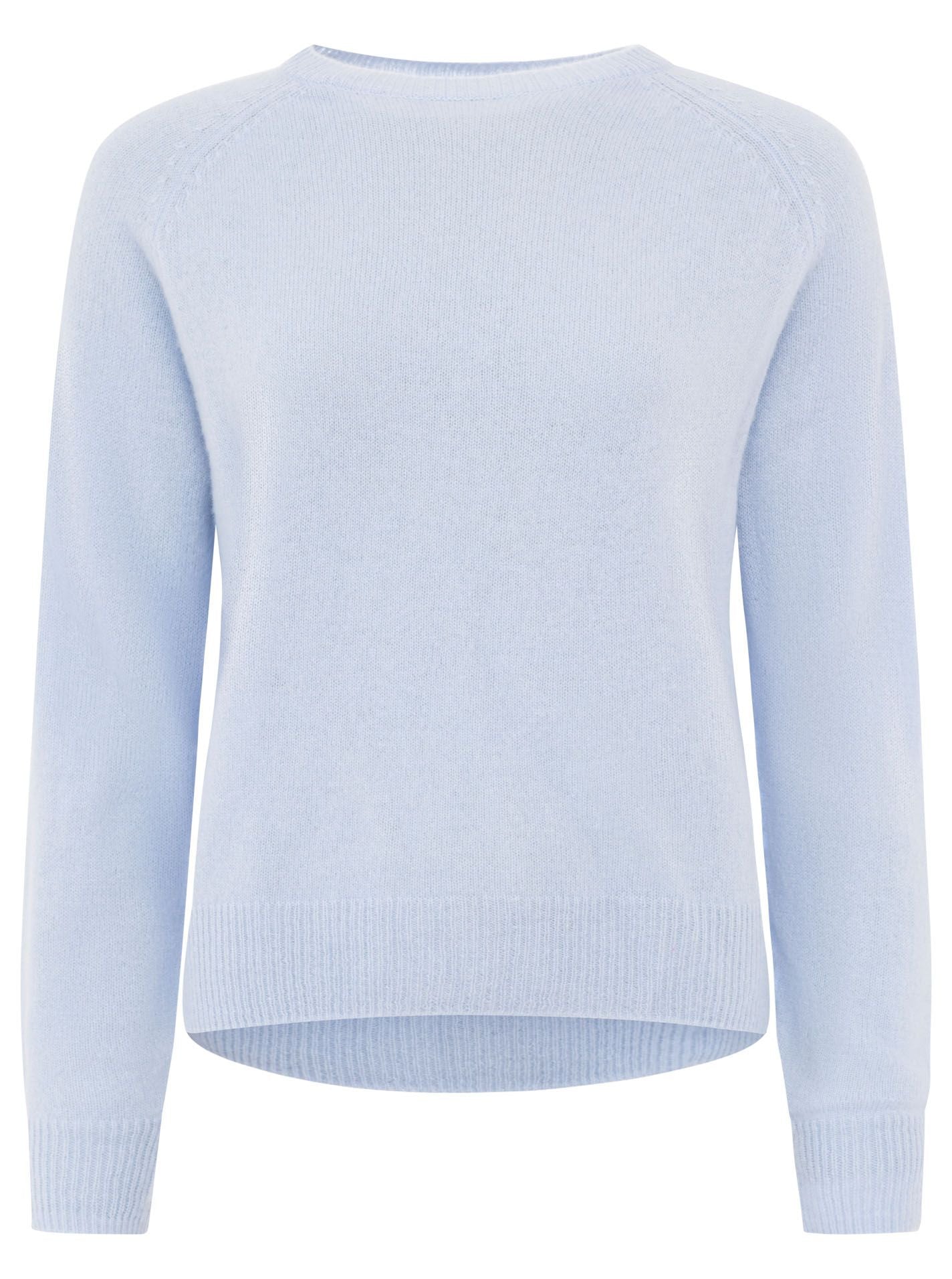 Zwillingsherz -  Zwillingsherz Kaschmir Pullover (100% Cashmere) - Hellblau