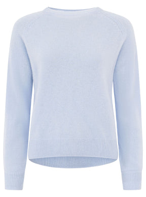Zwillingsherz -  Zwillingsherz Kaschmir Pullover (100% Cashmere) - Hellblau
