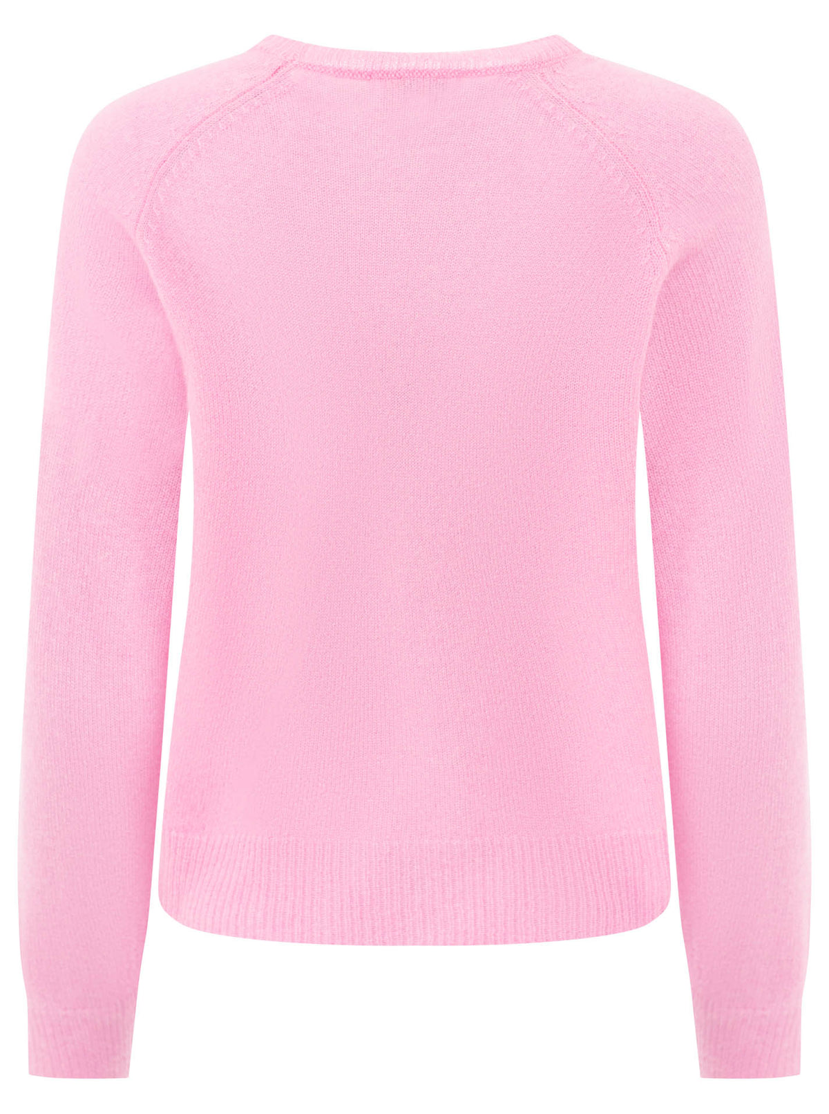 Zwillingsherz Kaschmir Rundhals Pullover (100% Cashmere) - Rosa