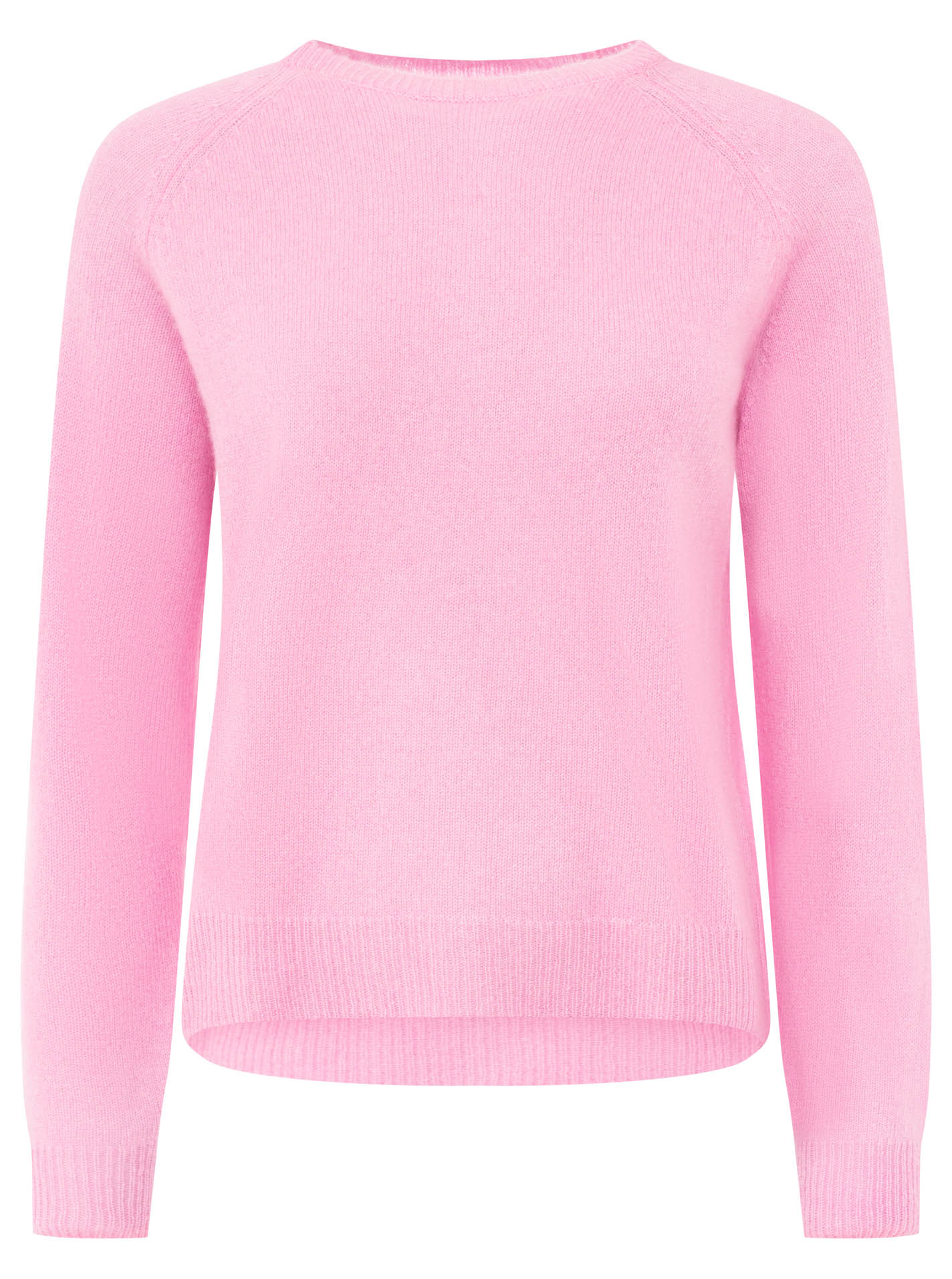 Zwillingsherz Kaschmir Rundhals Pullover (100% Cashmere) - Rosa