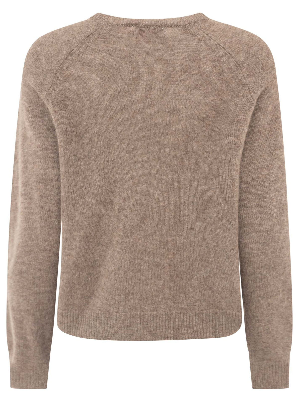Zwillingsherz Kaschmir Pullover (100% Cashmere) - Taupe