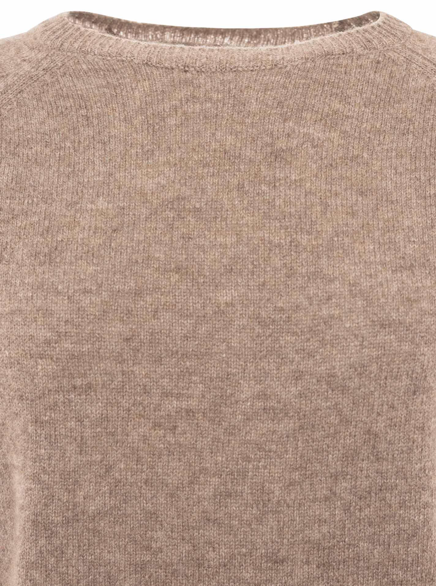 Zwillingsherz Kaschmir Pullover (100% Cashmere) - Taupe
