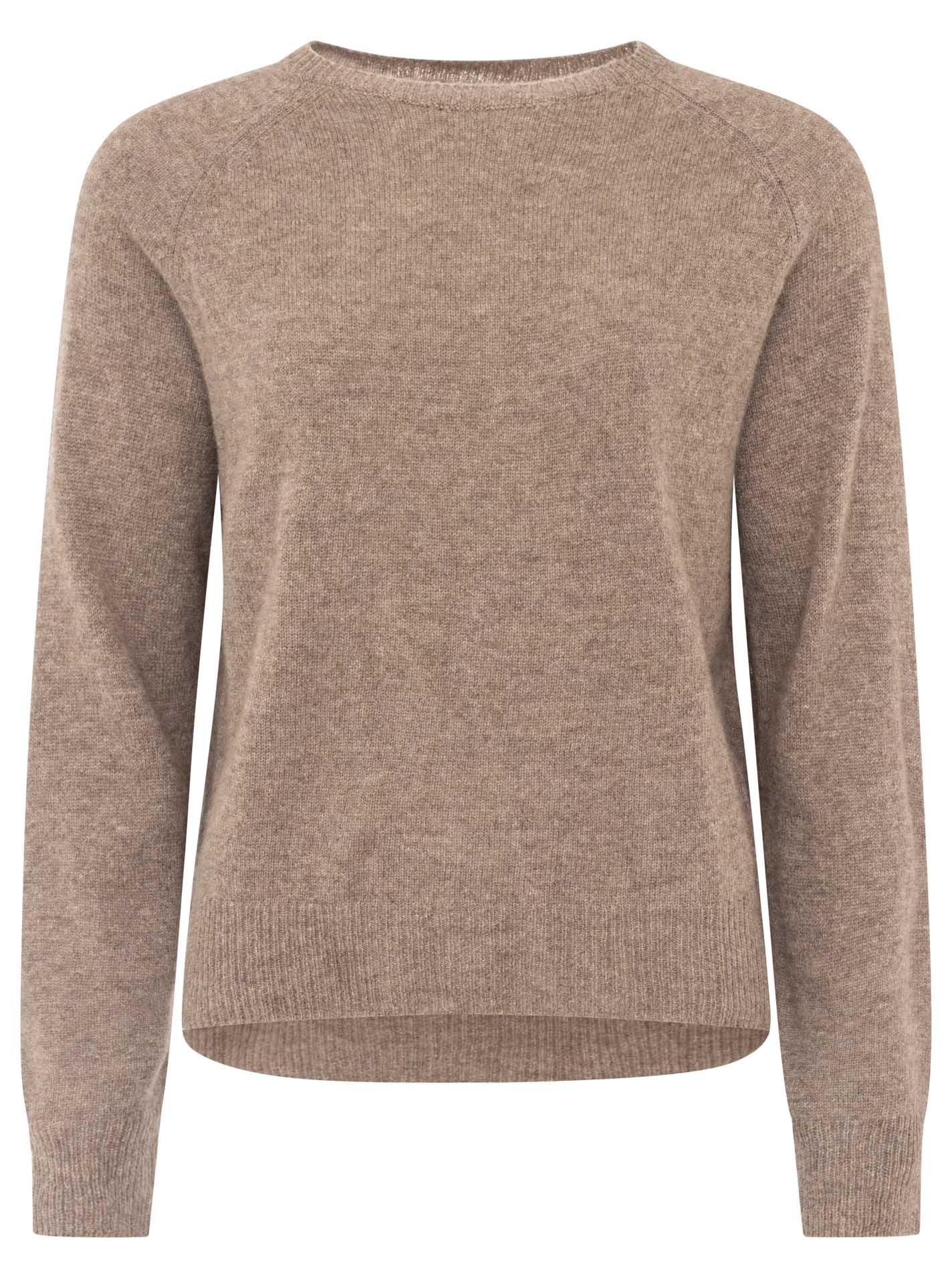 Zwillingsherz Kaschmir Pullover (100% Cashmere) - Taupe
