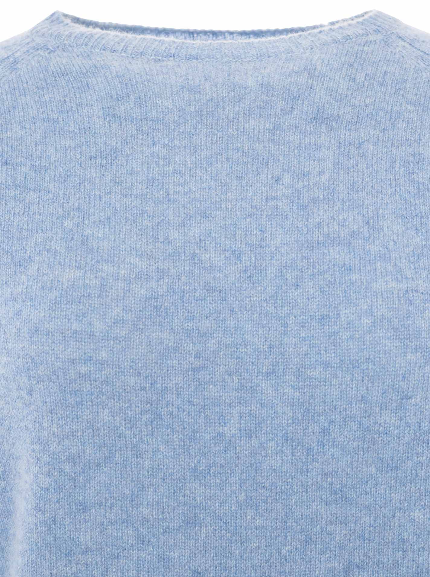 Zwillingsherz 100% Kaschmir Pullover - Jeansblau