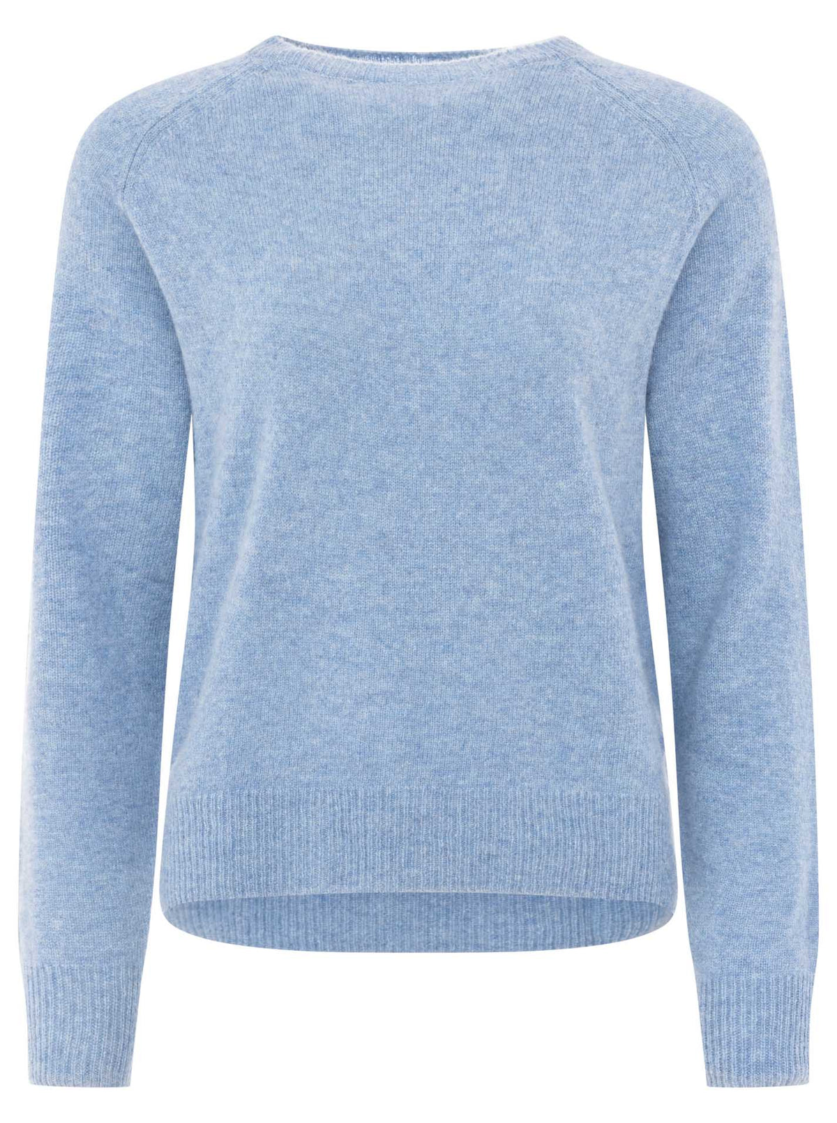 Zwillingsherz 100% Kaschmir Pullover - Jeansblau