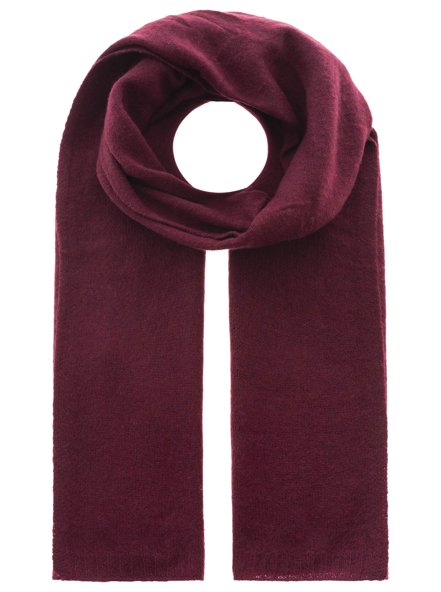 Zwillingsherz - 100% Cashmere/Kaschmir Schal - Bordeaux