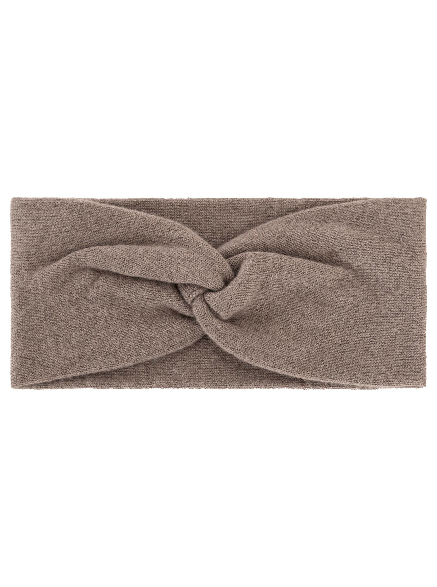 Zwillingsherz Cashmere Stirnband Classic Taupe Freisteller