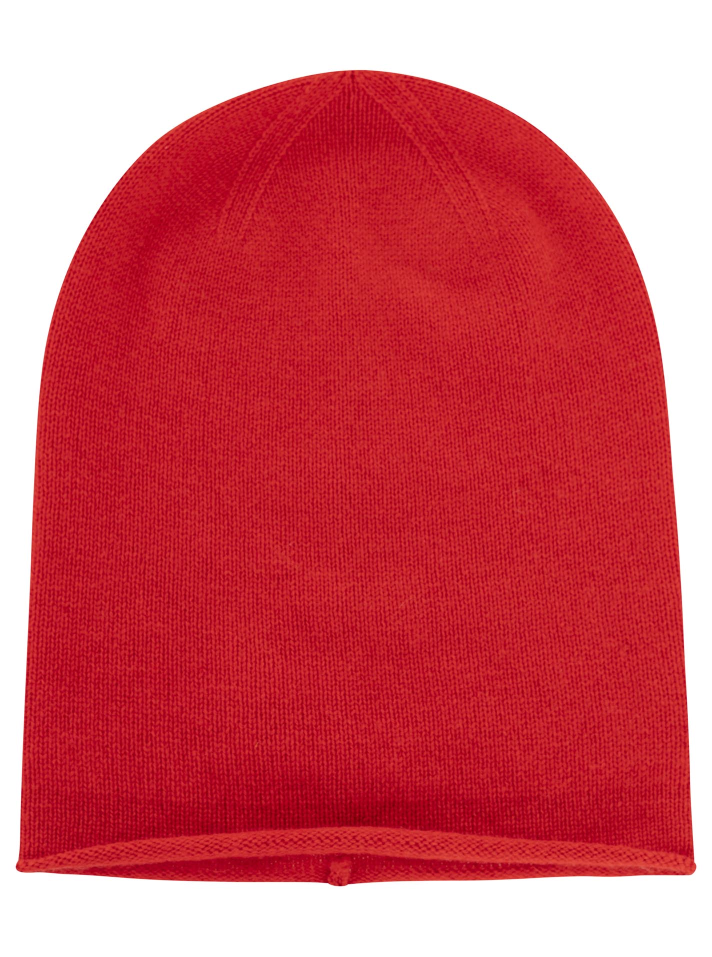 100% Kaschmir Beanie Rot