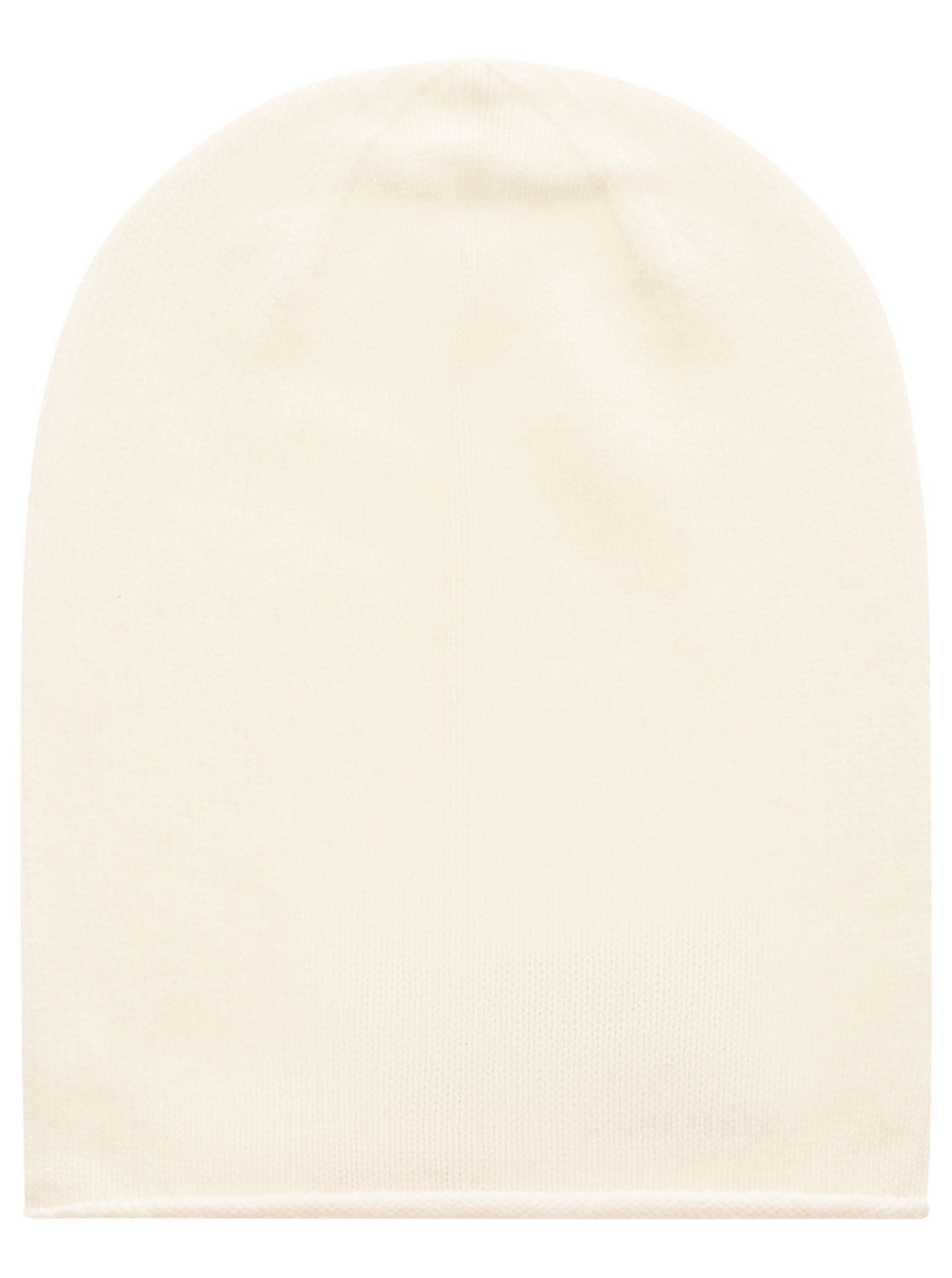 100% Kaschmir Beanie Creme