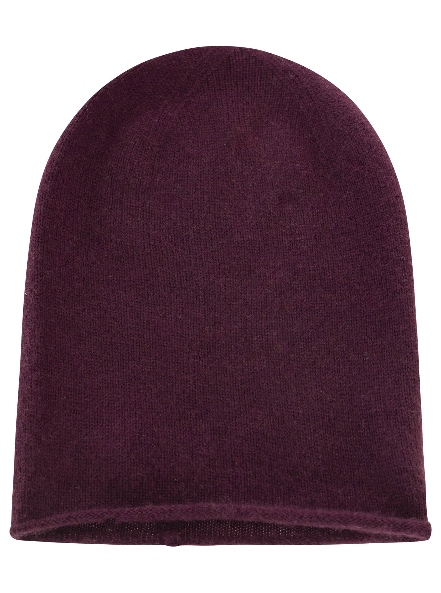100% Kaschmir Beanie Bordeaux