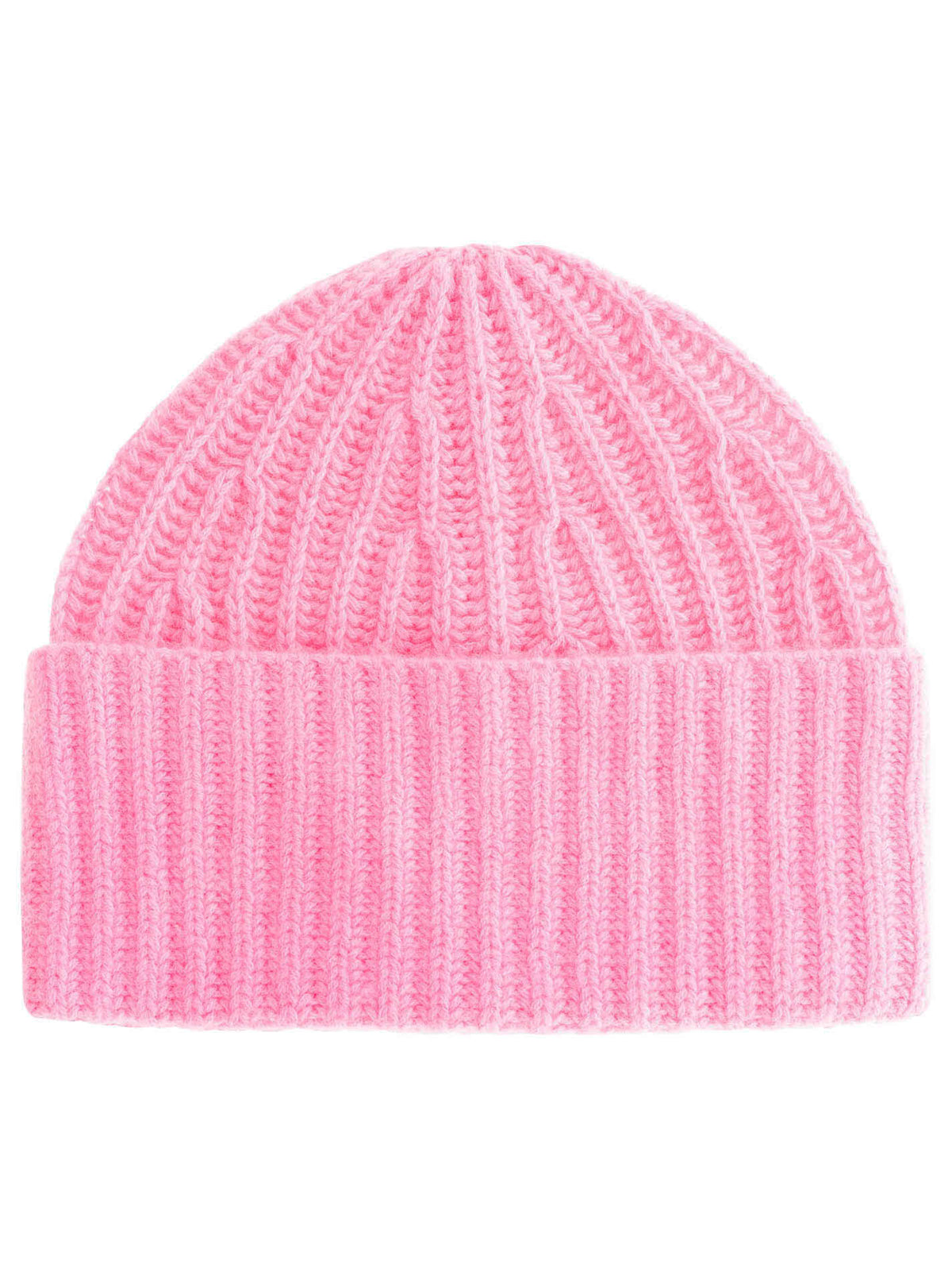 Zwillingsherz Kaschmir Mütze Grobstrick Rosa