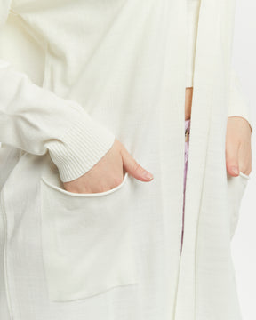 Tamba - Leichter Sommer Cardigan/Strickjacke - Creme