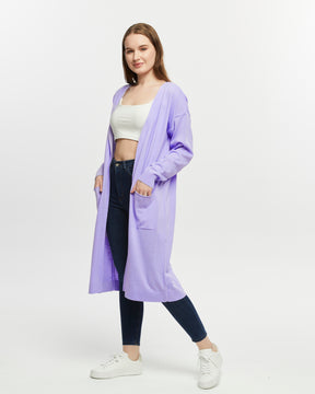 Leichter Sommer Cardigan - Flieder