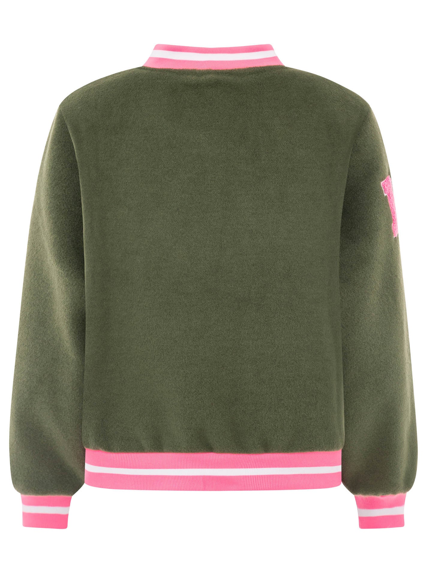 Zwillingsherz Bomberjacke "College Leo" - Khaki