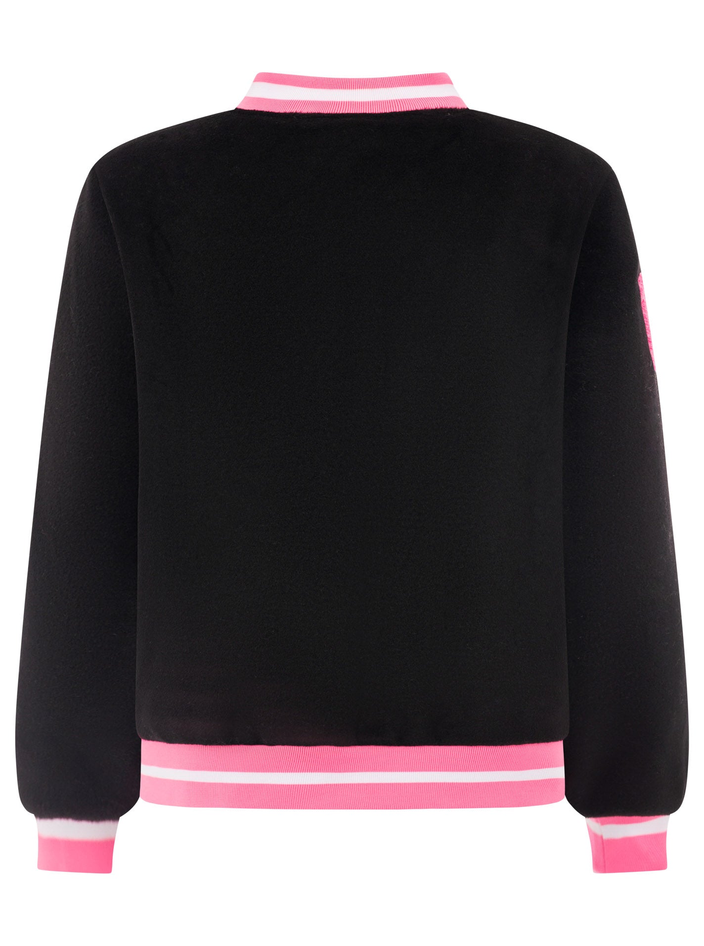 Zwillingsherz Bomberjacke "College Leo" - Schwarz