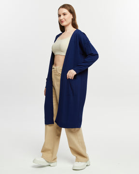 Leichter Sommer Cardigan - Royalblau
