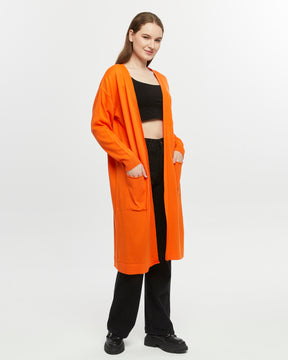 Leichter Sommer Cardigan - Orange