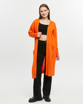 Leichter Sommer Cardigan - Orange