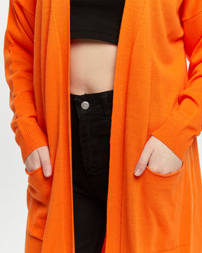 Leichter Sommer Cardigan - Orange