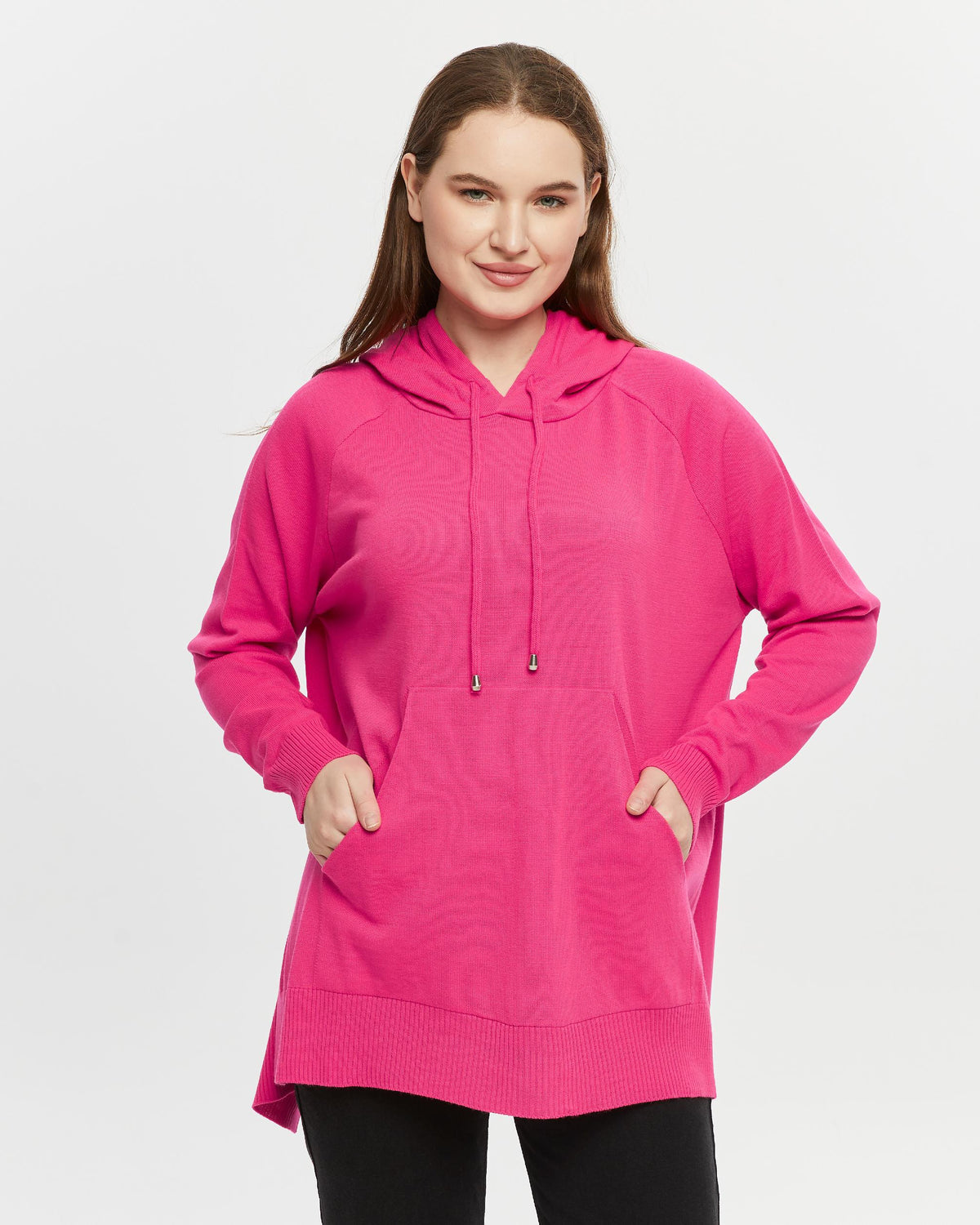 Stilvoll & lässig leichter Sommer Hoodie - Pink