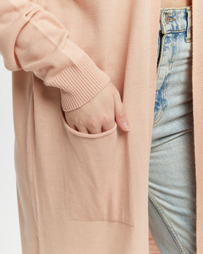 Tamba - Leichter Sommer Cardigan - Rose