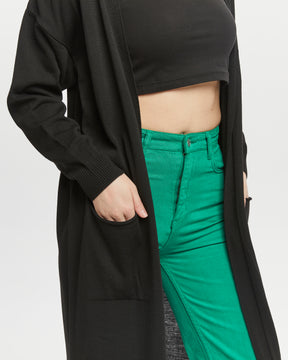 Leichter Sommer Cardigan - Dunkelgrau