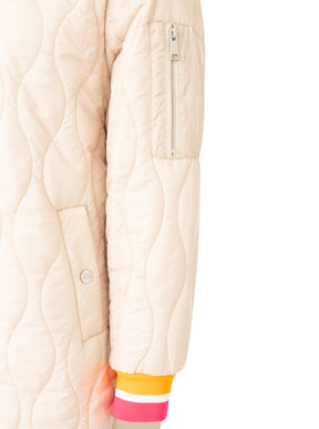 Zwillingsherz - Bombermantel "Shine Hope Smile" - Beige