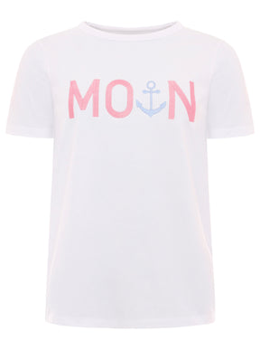 Zwillingsherz - Moin T-Shirt - Weiß