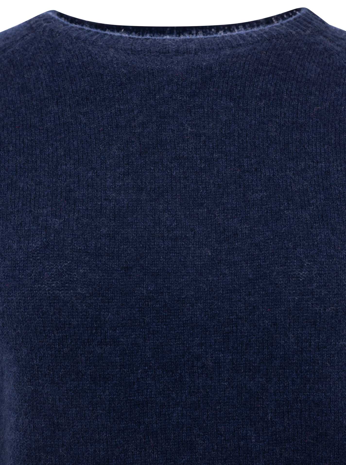 Zwillingsherz 100% Kaschmir / Cashmere Pullover - Marine
