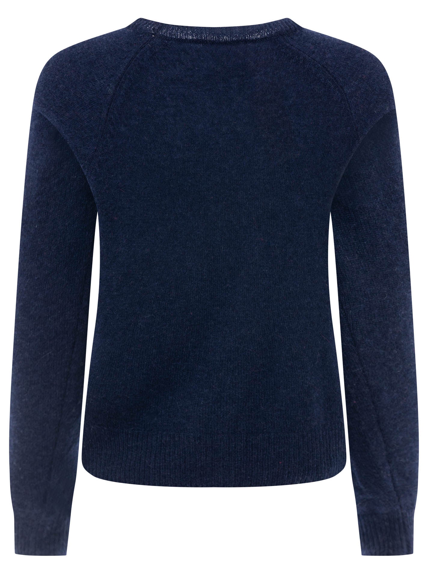 Zwillingsherz 100% Kaschmir / Cashmere Pullover - Marine