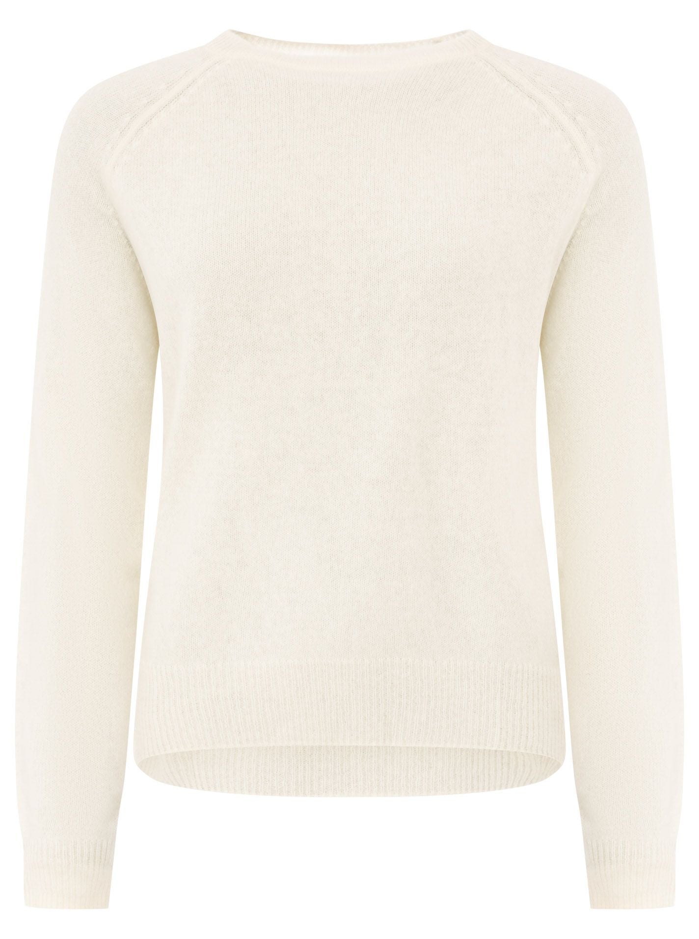 Zwillingsherz Kaschmir Pullover (100% Cashmere) - Creme