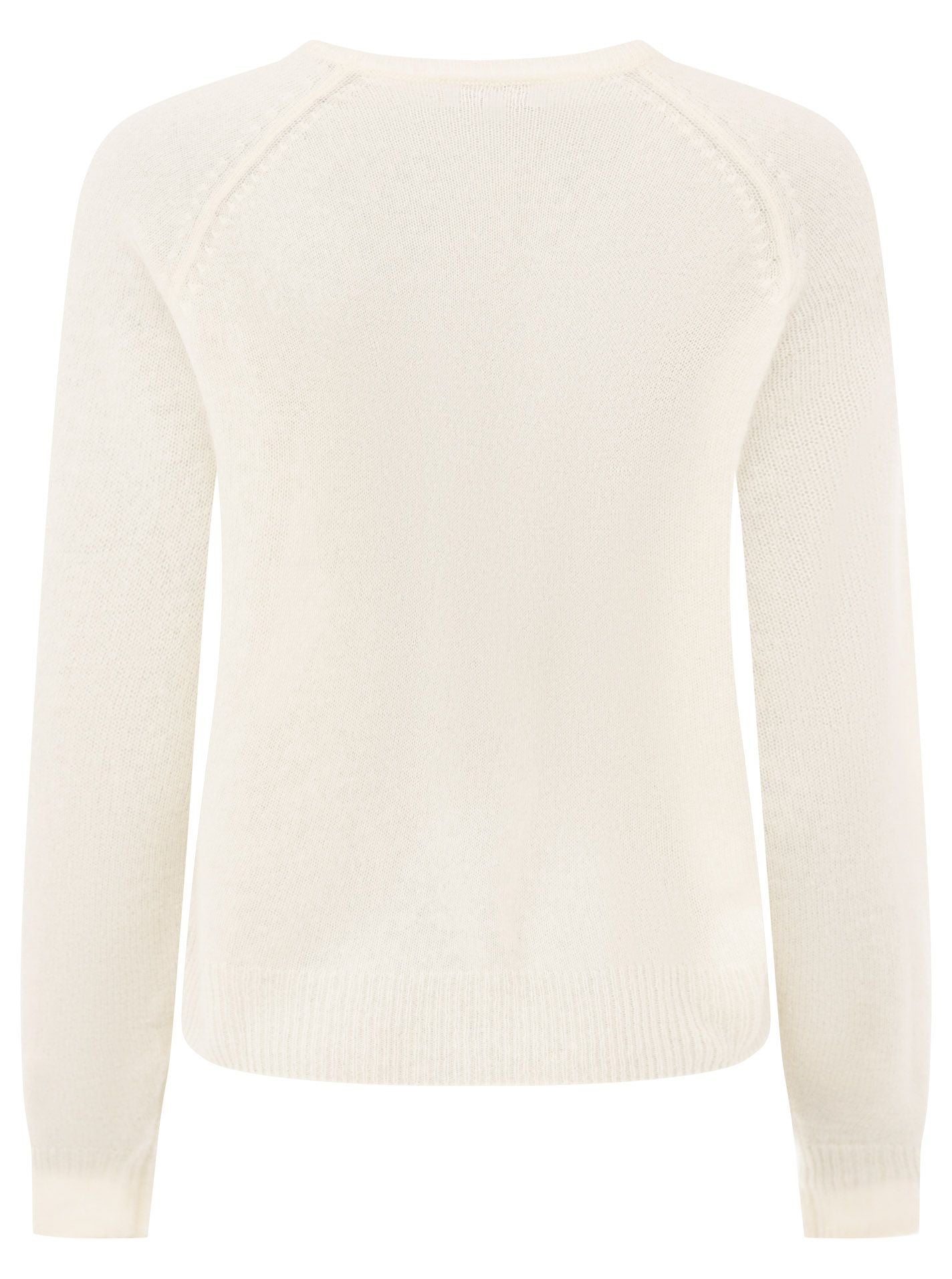 Zwillingsherz Kaschmir Pullover (100% Cashmere) - Creme