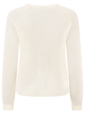 Zwillingsherz Kaschmir Pullover (100% Cashmere) - Creme
