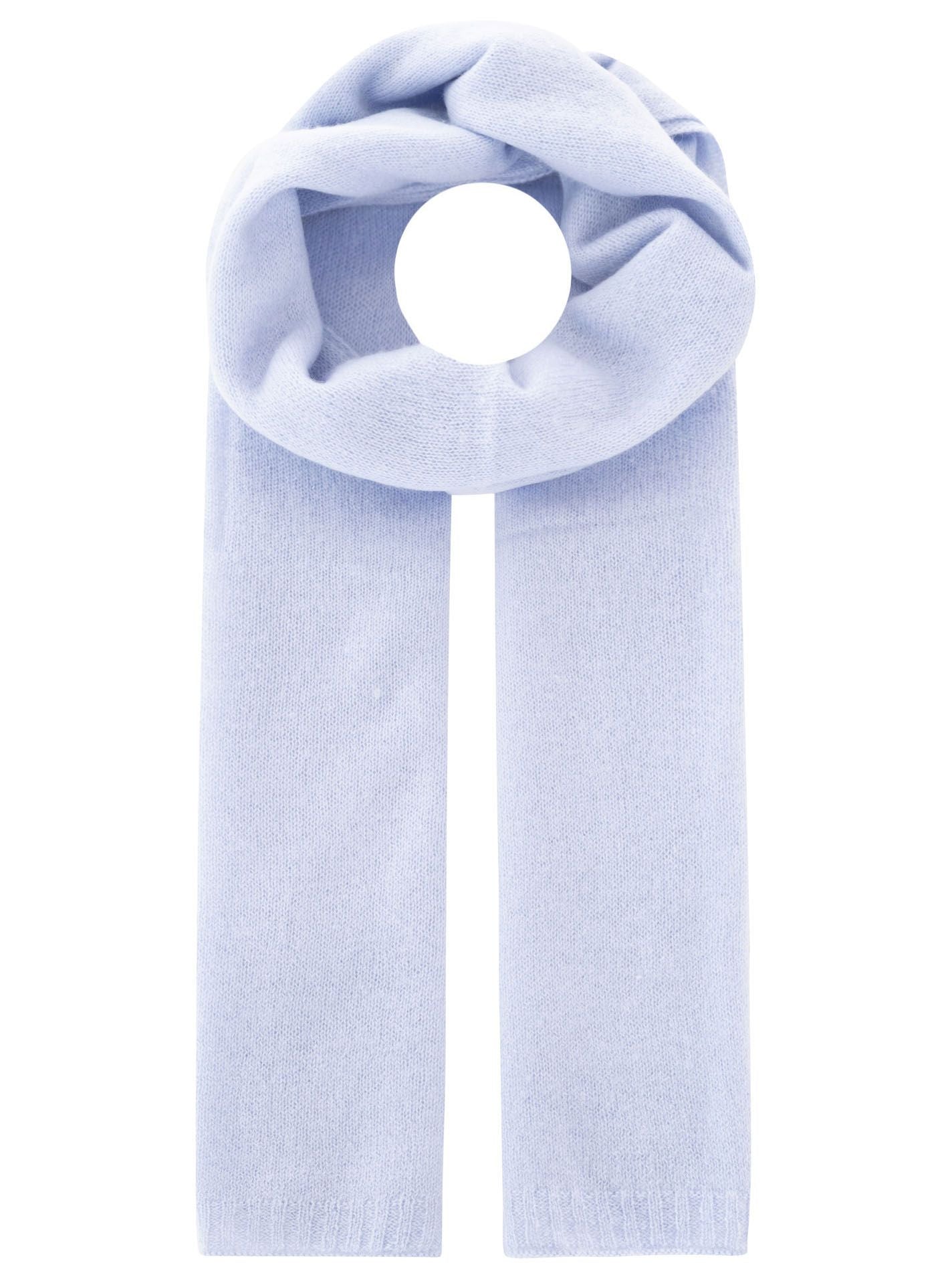 Zwillingsherz 100% Cashmere/Kaschmir Schal - Hellblau