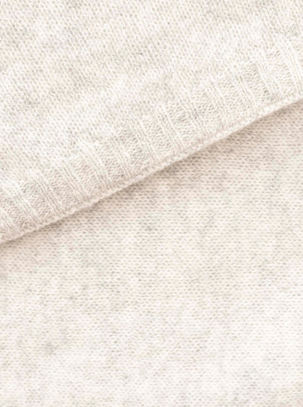 Zwillingsherz - 100% Cashmere/Kaschmir Schal - Hellgrau