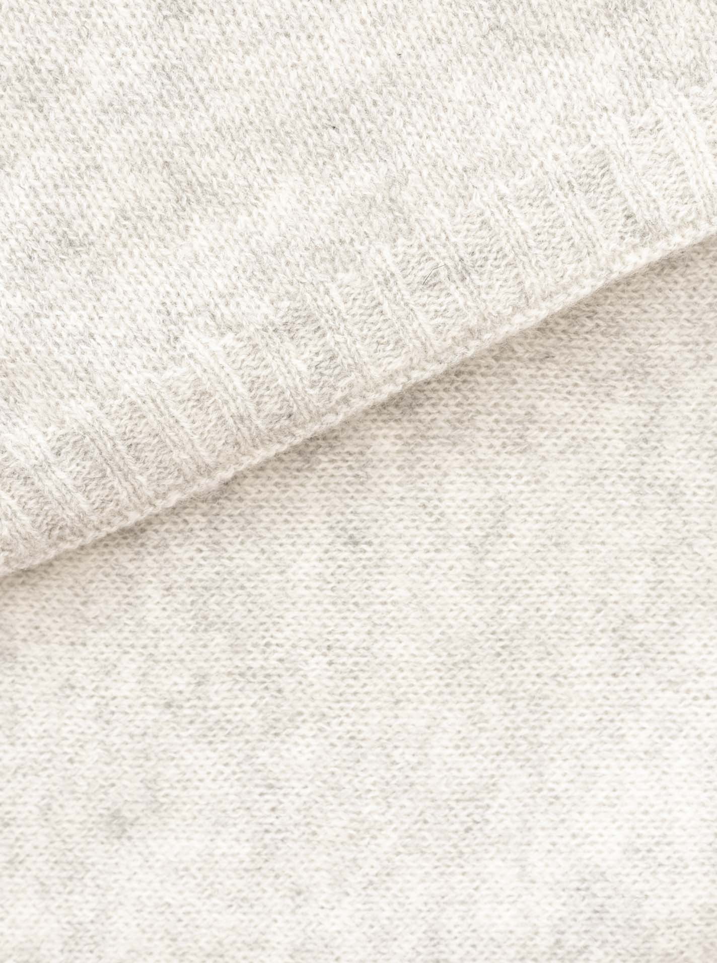 Zwillingsherz - 100% Cashmere/Kaschmir Schal - Hellgrau