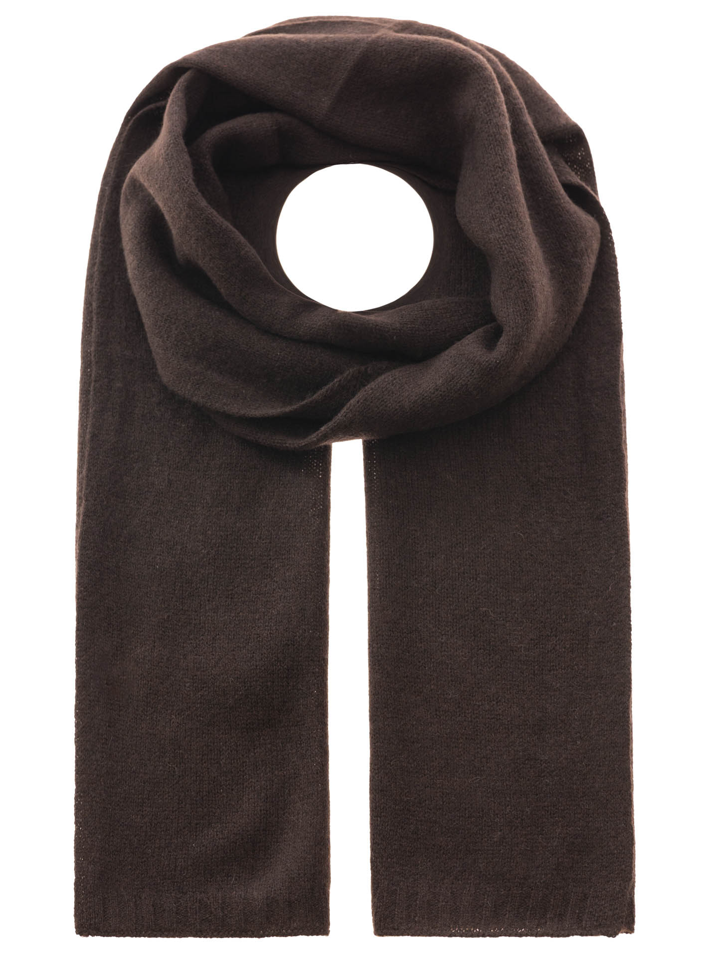 Zwillingsherz - 100% Cashmere/Kaschmir Schal - Braun