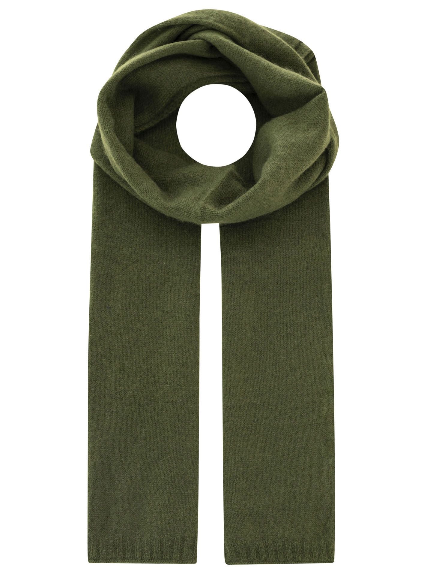 Zwillingsherz - 100% Cashmere/Kaschmir Schal - Khaki
