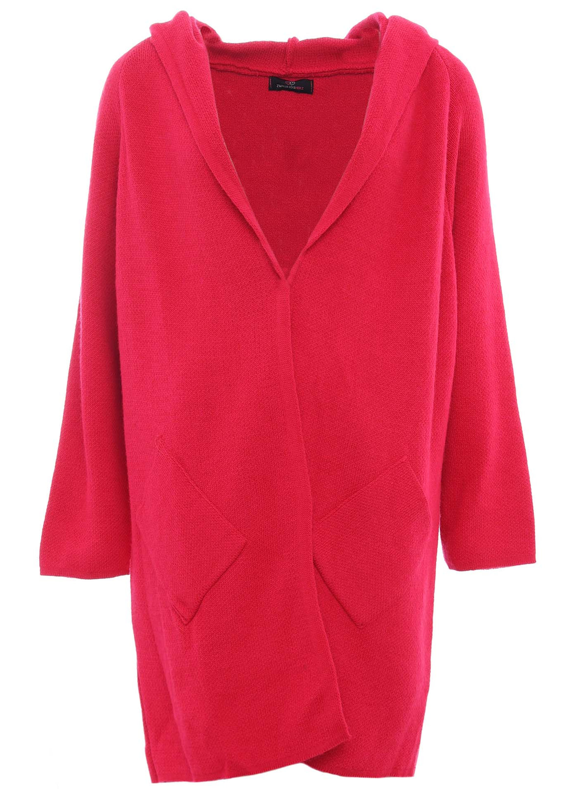 Zwillingsherz - Hochwertige Strickjacke mit Kapuze Annabell - Fuchisa