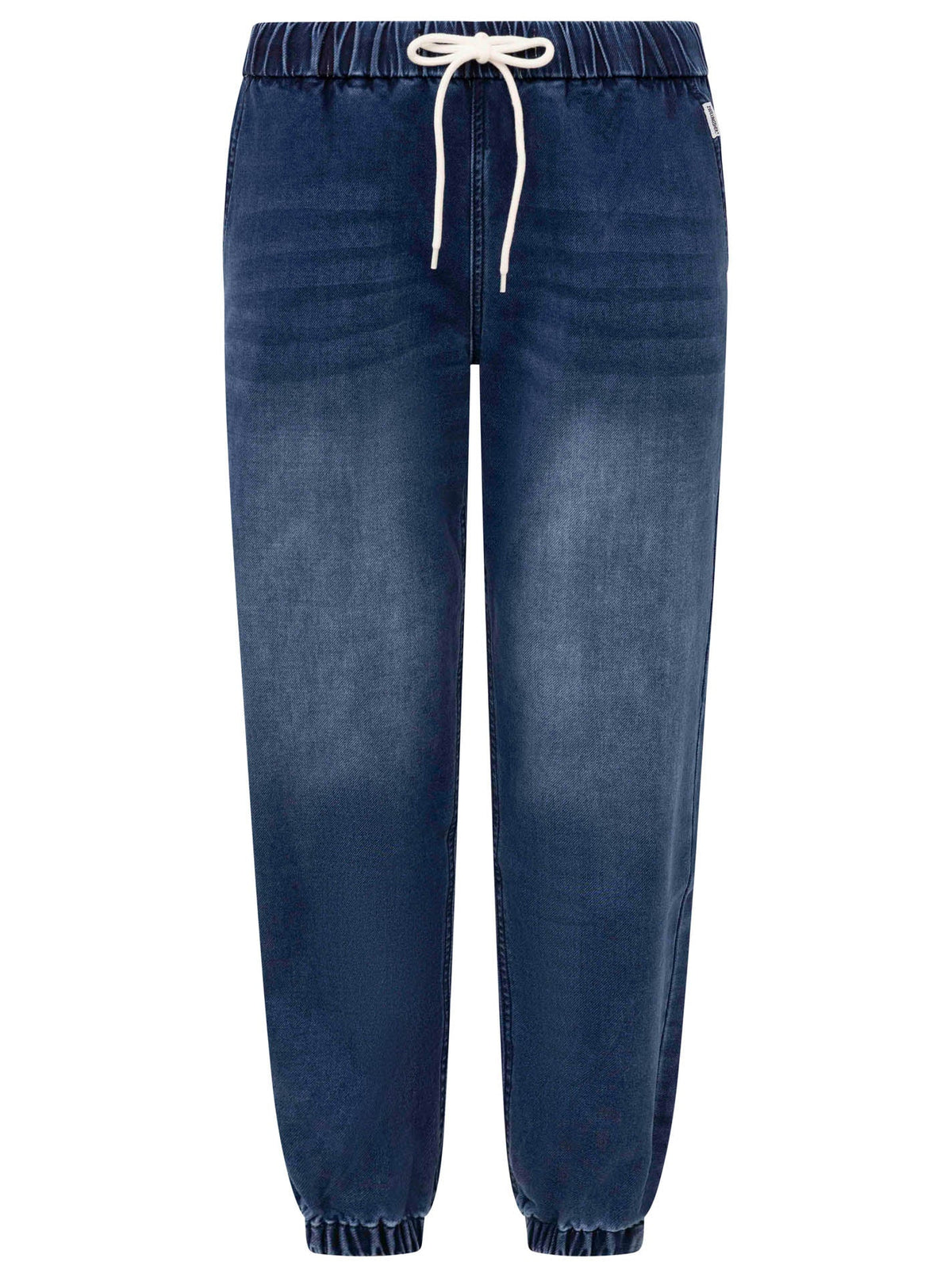 Zwillingsherz Bequeme Jeans Joggi Dunkelblau – Ansicht 1