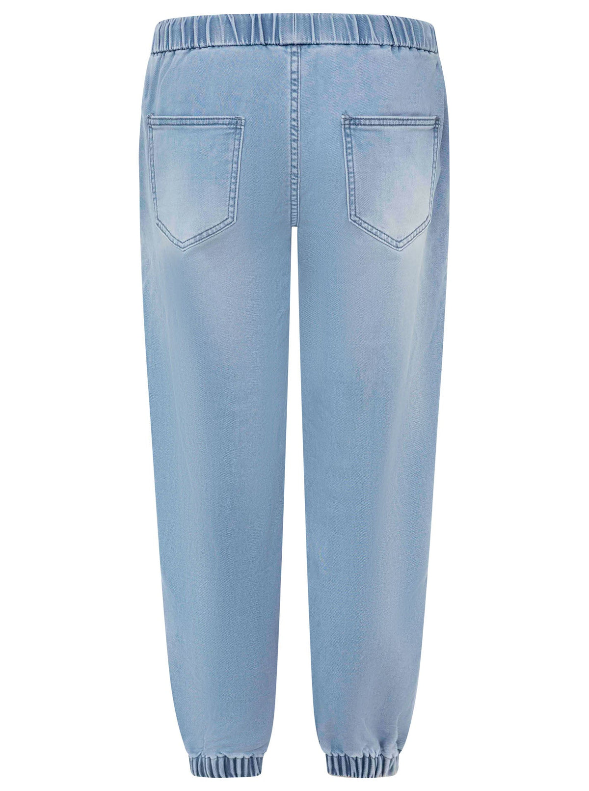 Zwillingsherz Bequeme Jeans Joggi Hellblau – Ansicht 2