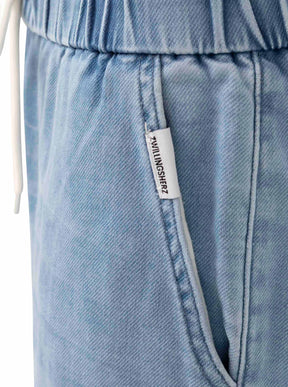 Zwillingsherz Bequeme Jeans Joggi Hellblau – Ansicht 3