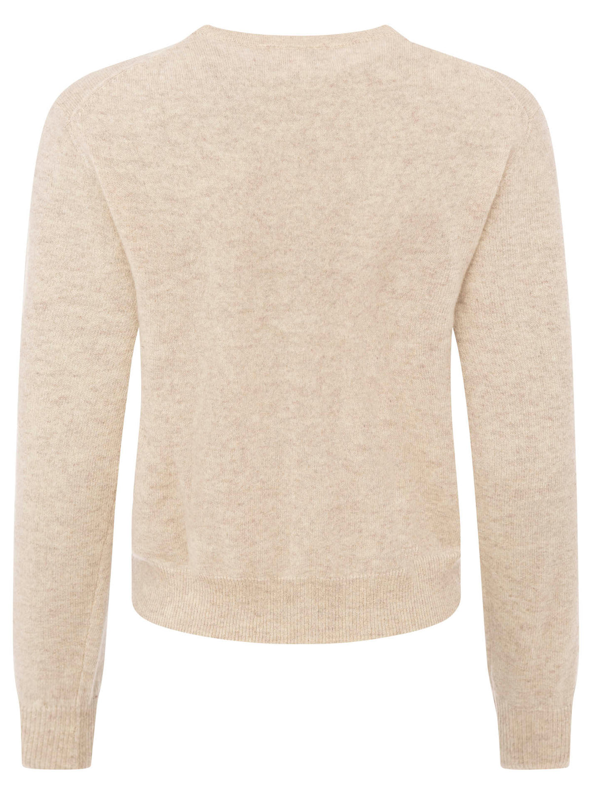 Zwillingsherz Kaschmir Strickjacke Perlmutt (100% Cashmere) - Hellbeige