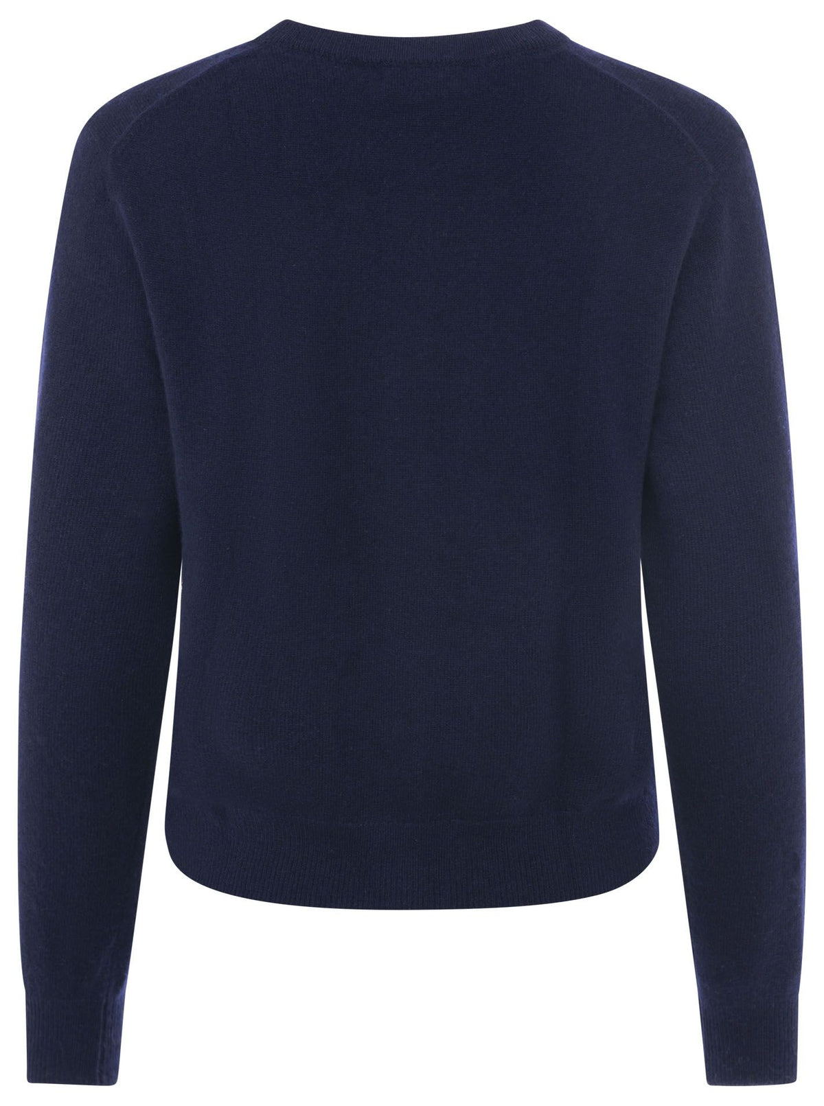 Zwillingsherz Kaschmir Strickjacke Perlmutt (100% Cashmere) - Dunkelblau